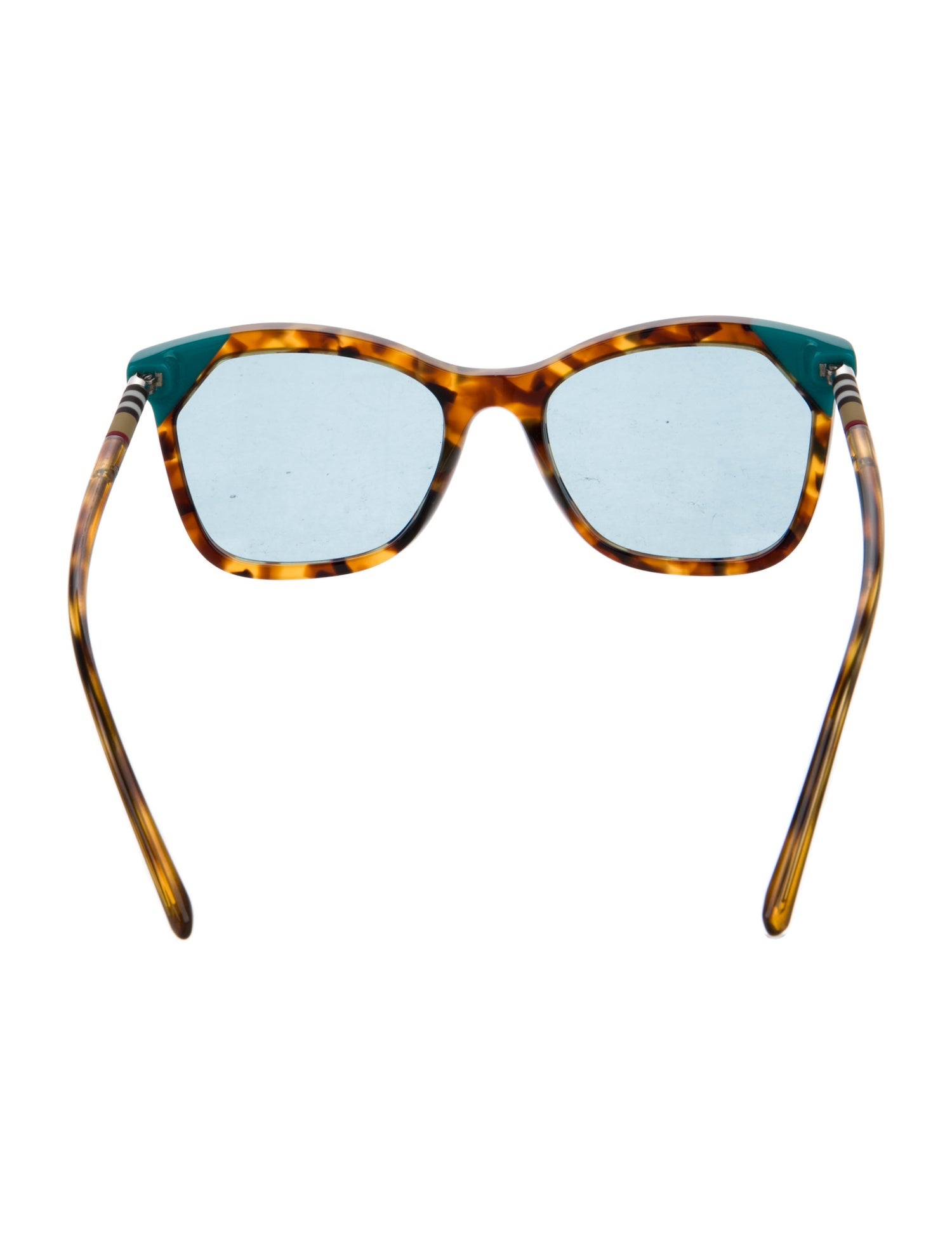 Burberry House Check Pattern Oversize Sunglasses